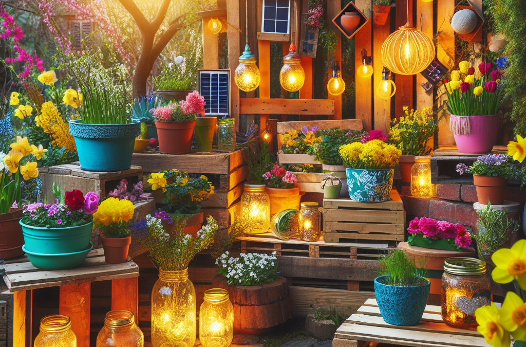 "Bloeiende Start: Ontdek Creatieve Tuinideeën voor een Stralende Lente"