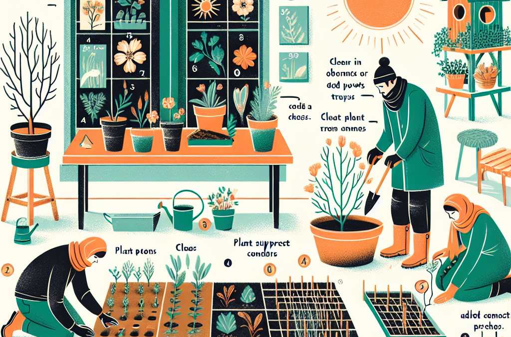 "Ontwaak je Tuin in Maart: Tips voor een Stralende Lente in Koude Klimaten"