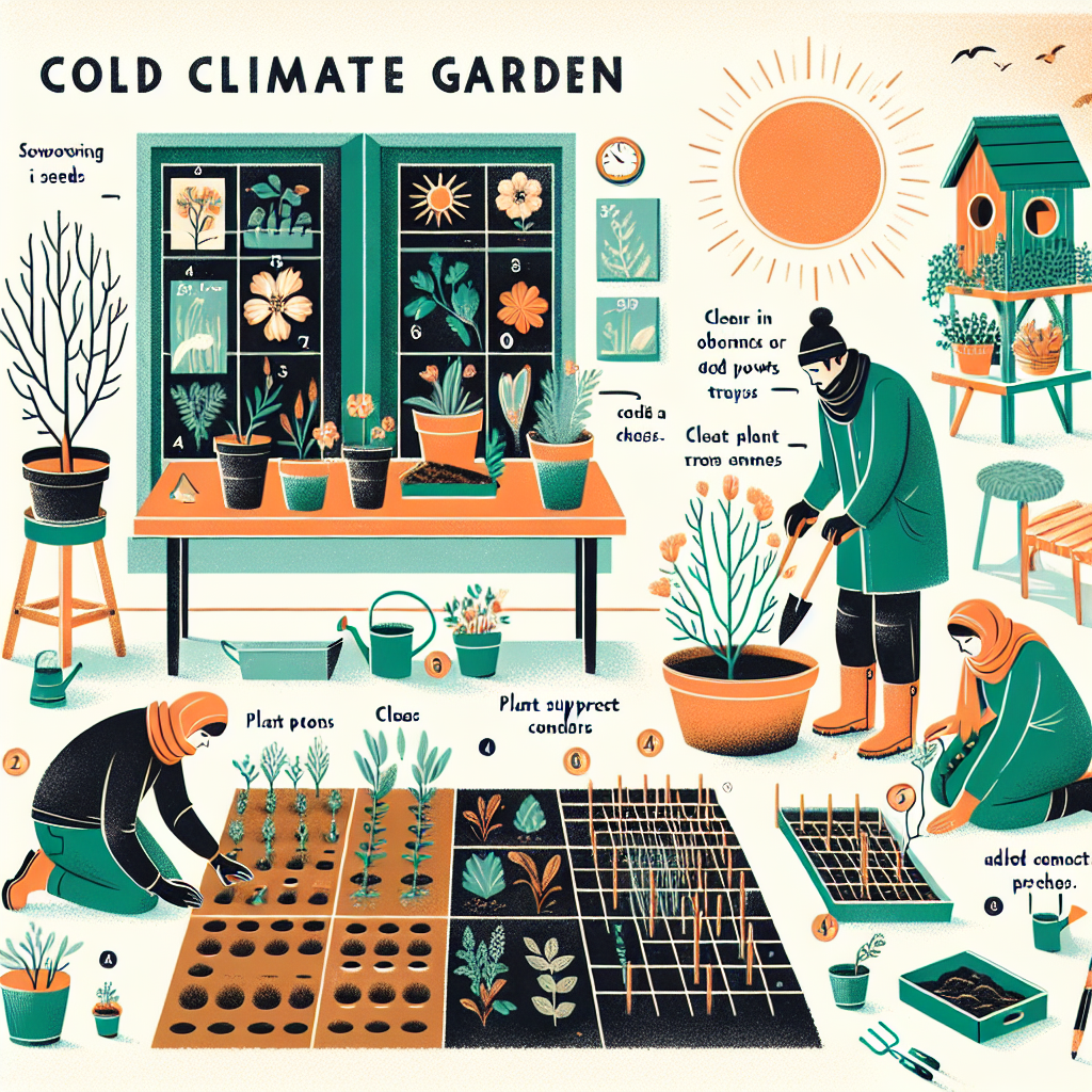 "Ontwaak je Tuin in Maart: Tips voor een Stralende Lente in Koude Klimaten"