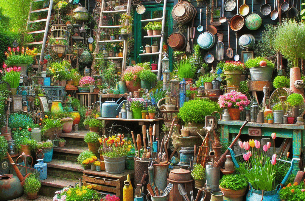 Betover je Tuin met Hergebruikte Schatten: Creatieve Tips en Inspiratie