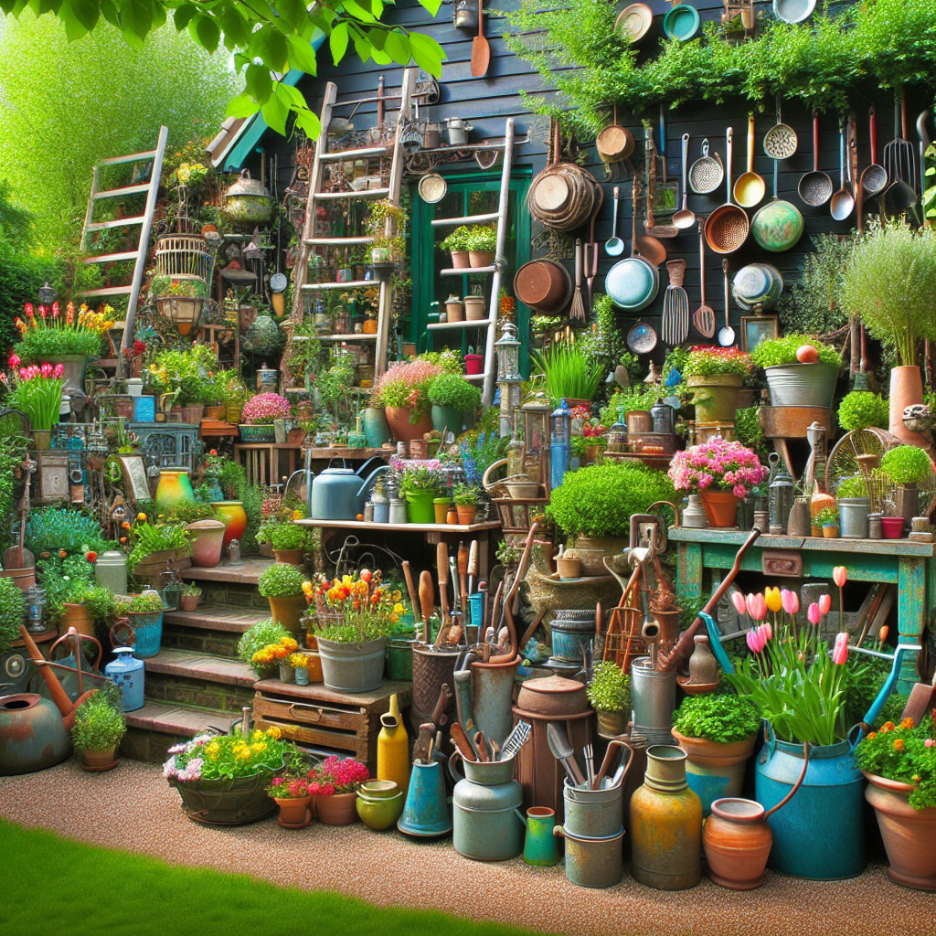 Betover je Tuin met Hergebruikte Schatten: Creatieve Tips en Inspiratie