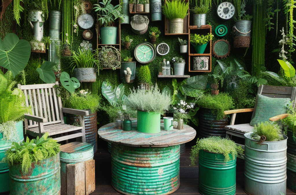 Creëer je Eigen Duurzame Tuinparadijs met Gerecyclede Materialen