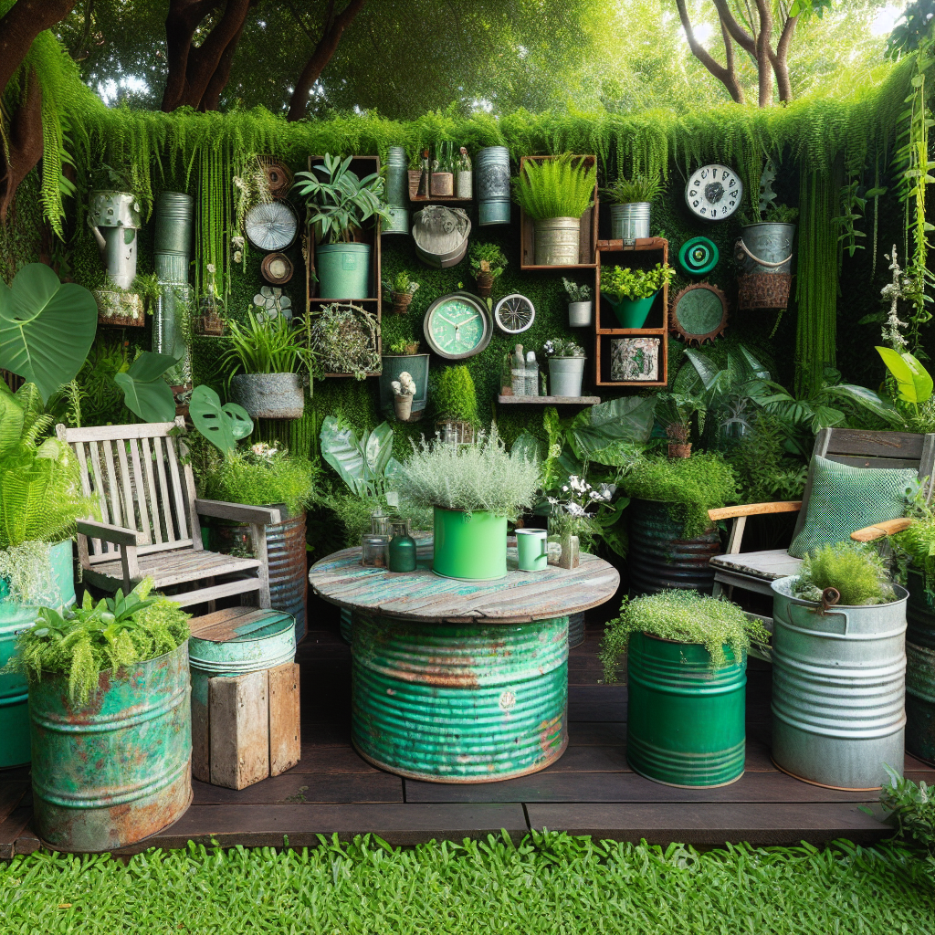 Creëer je Eigen Duurzame Tuinparadijs met Gerecyclede Materialen