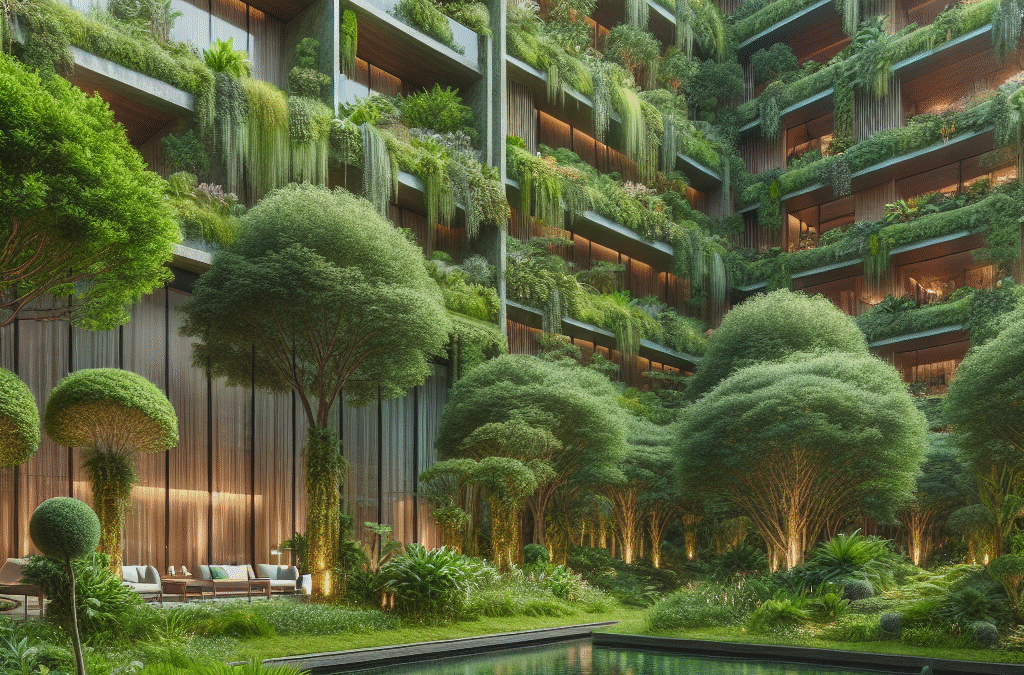 Groene Luxe: Het Vijfsterrenhotel dat Bloeit met Duizenden Planten