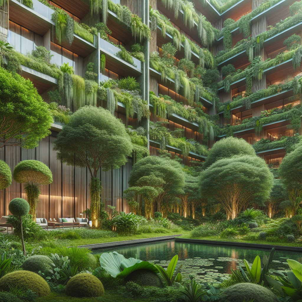 Groene Luxe: Het Vijfsterrenhotel dat Bloeit met Duizenden Planten