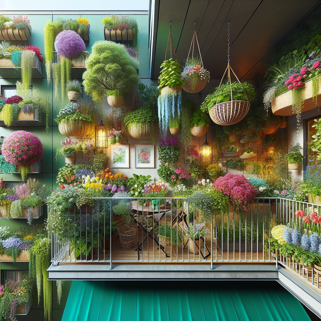 Groene Oases op Klein Formaat: Creatief Tuinieren voor Stadse Balkons