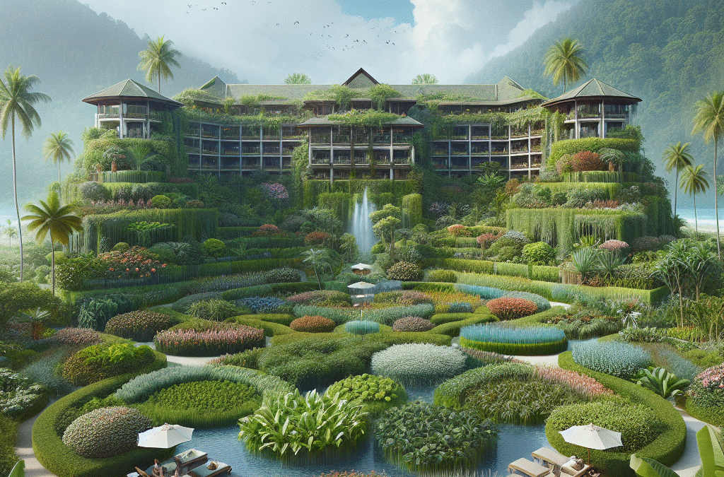 Paradijs van Groen: Luxe Hotel Creëert Adembenemende Tuinen