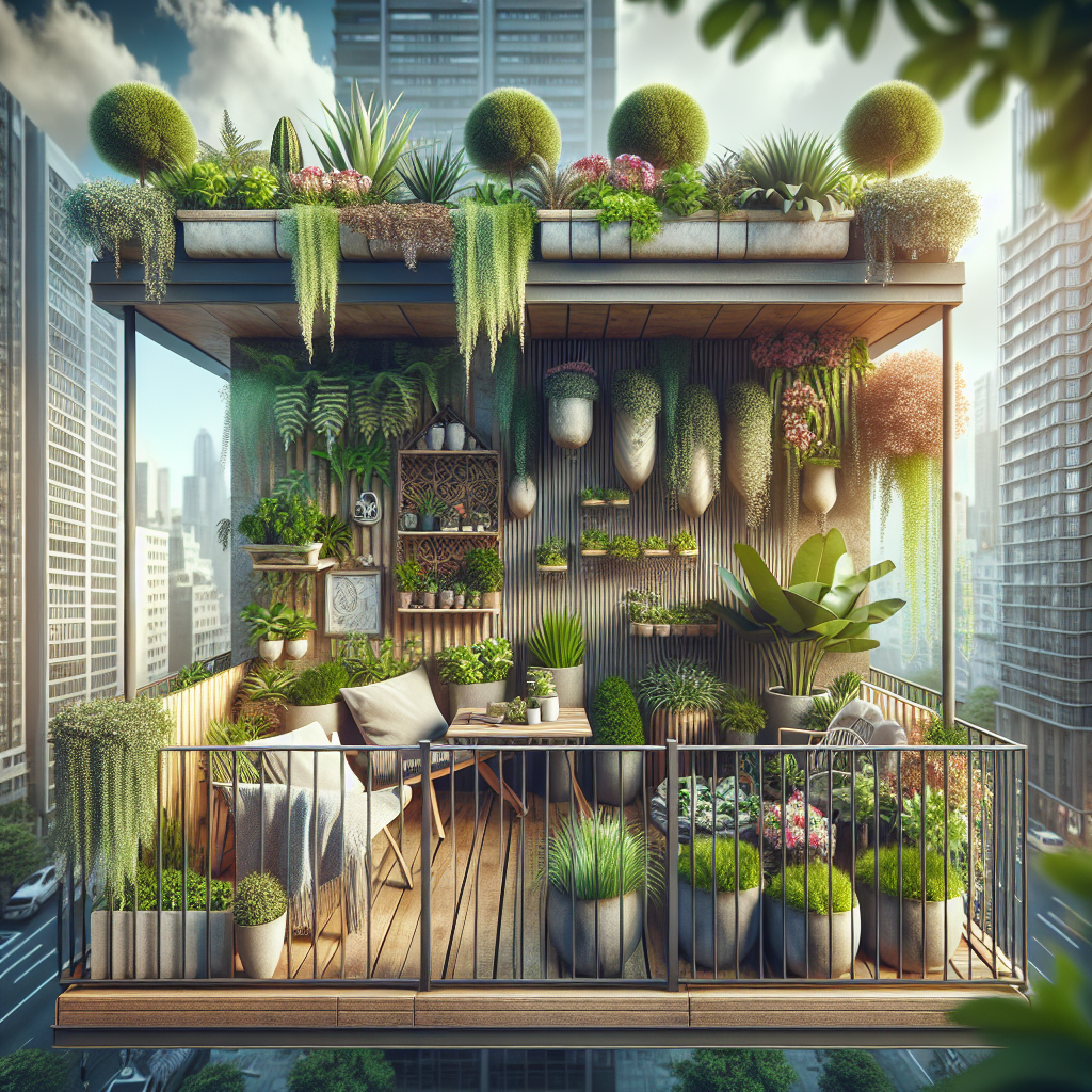 Transformeer Je Balkon: Creatieve Tuinideeën voor de Stadsbewoner