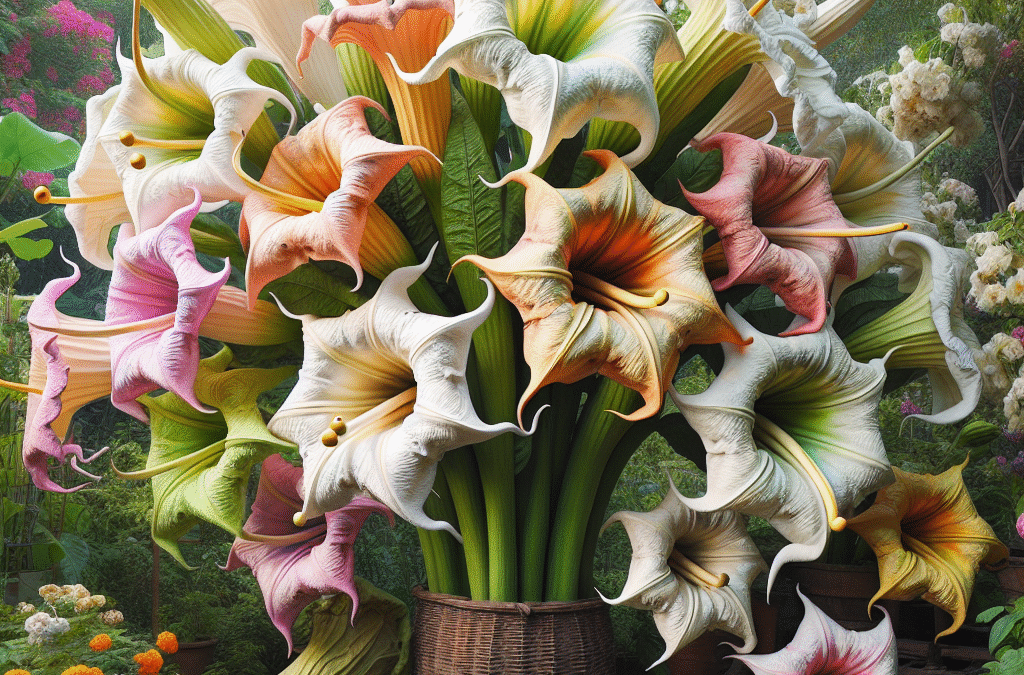 Engelentrompet Bloemen: Een Betoverende Gids voor de Brugmansia en Haar Behoud