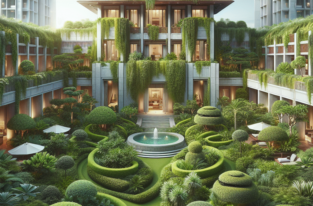Groene Luxe: De Toekomst van Hotelbeplanting in de Wereld van Vijfsterrenaccommodaties