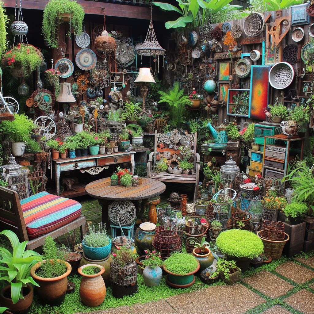 Groene Vondsten: Upcycling Ideeën voor een Unieke Tuin