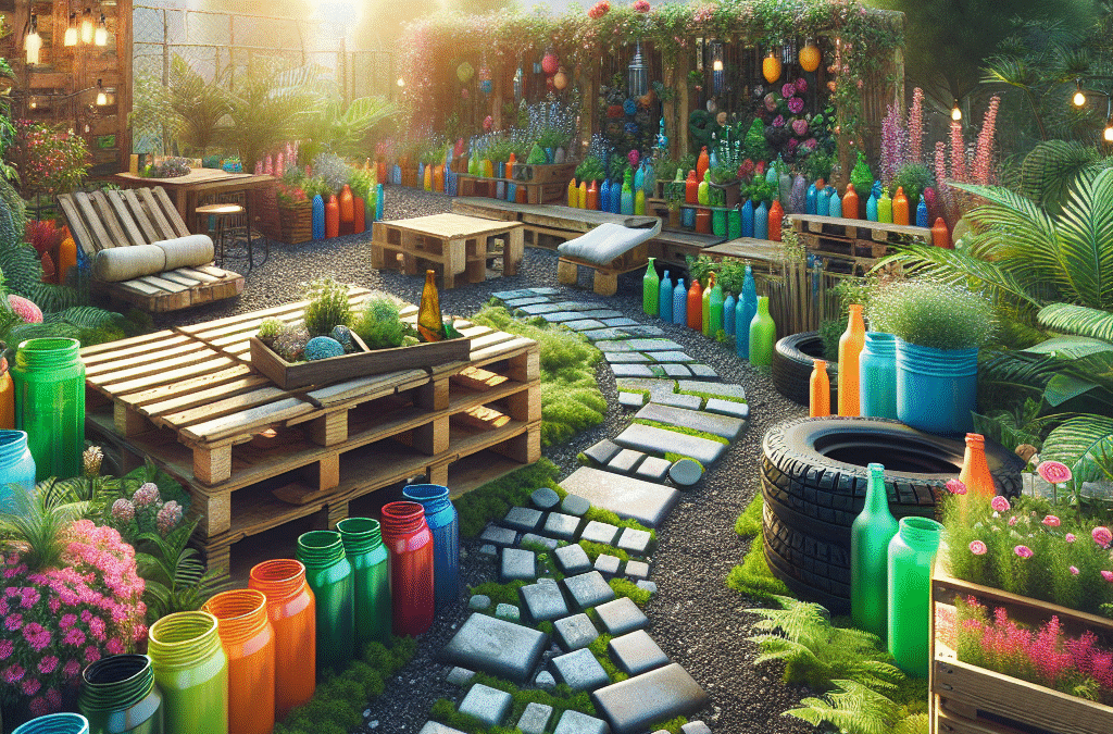 Transformeer Je Tuin: Duurzame Creativiteit met Gerecyclede Materialen