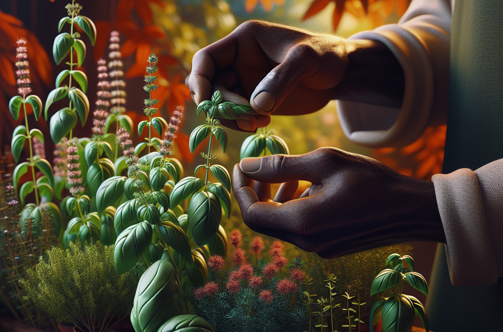 Bloeiend Succes: Het Geheim van Smaakvolle Kruiden door Bloemen Af te Knijpen
