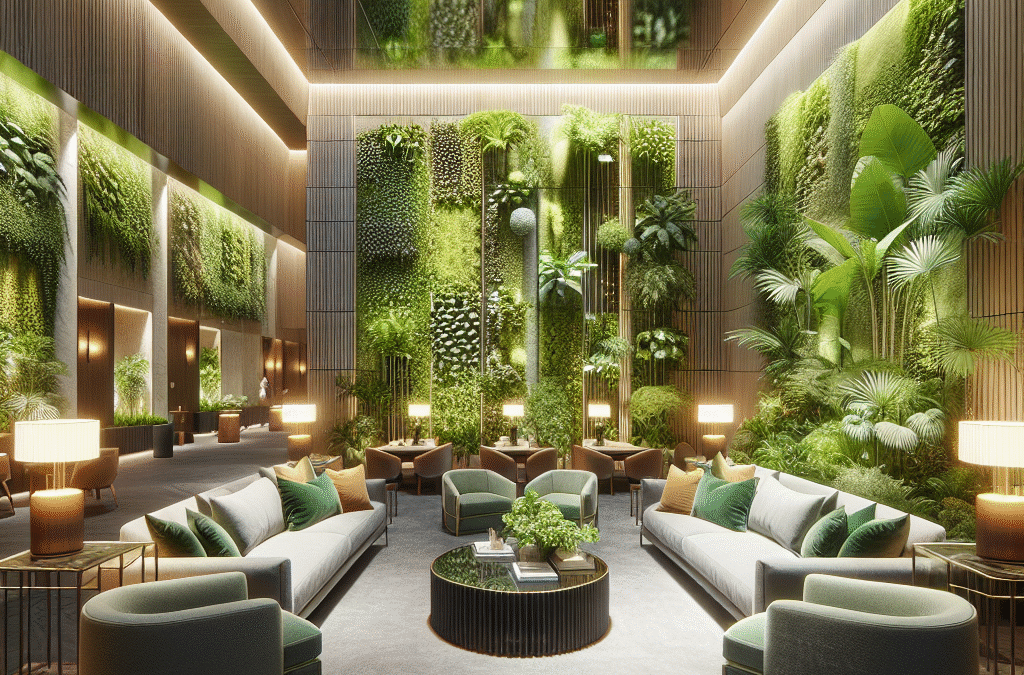 Groen Luxe: De Onmisbare Rol van Planten in Moderne Hotelontwerpen