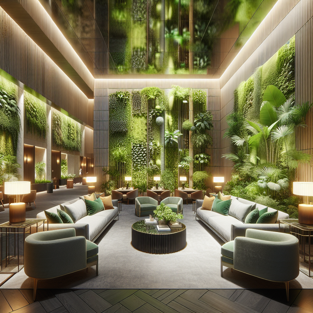 Groen Luxe: De Onmisbare Rol van Planten in Moderne Hotelontwerpen