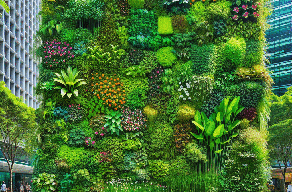 Groene Oases: Hoe Levende Muren Stadslucht Zuiveren en Biodiversiteit Bevorderen