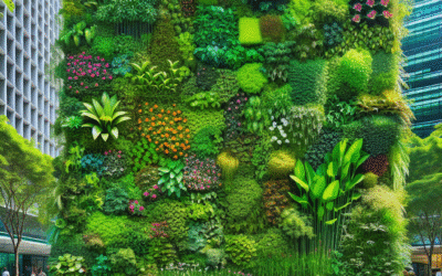 Groene Oases: Hoe Levende Muren Stadslucht Zuiveren en Biodiversiteit Bevorderen
