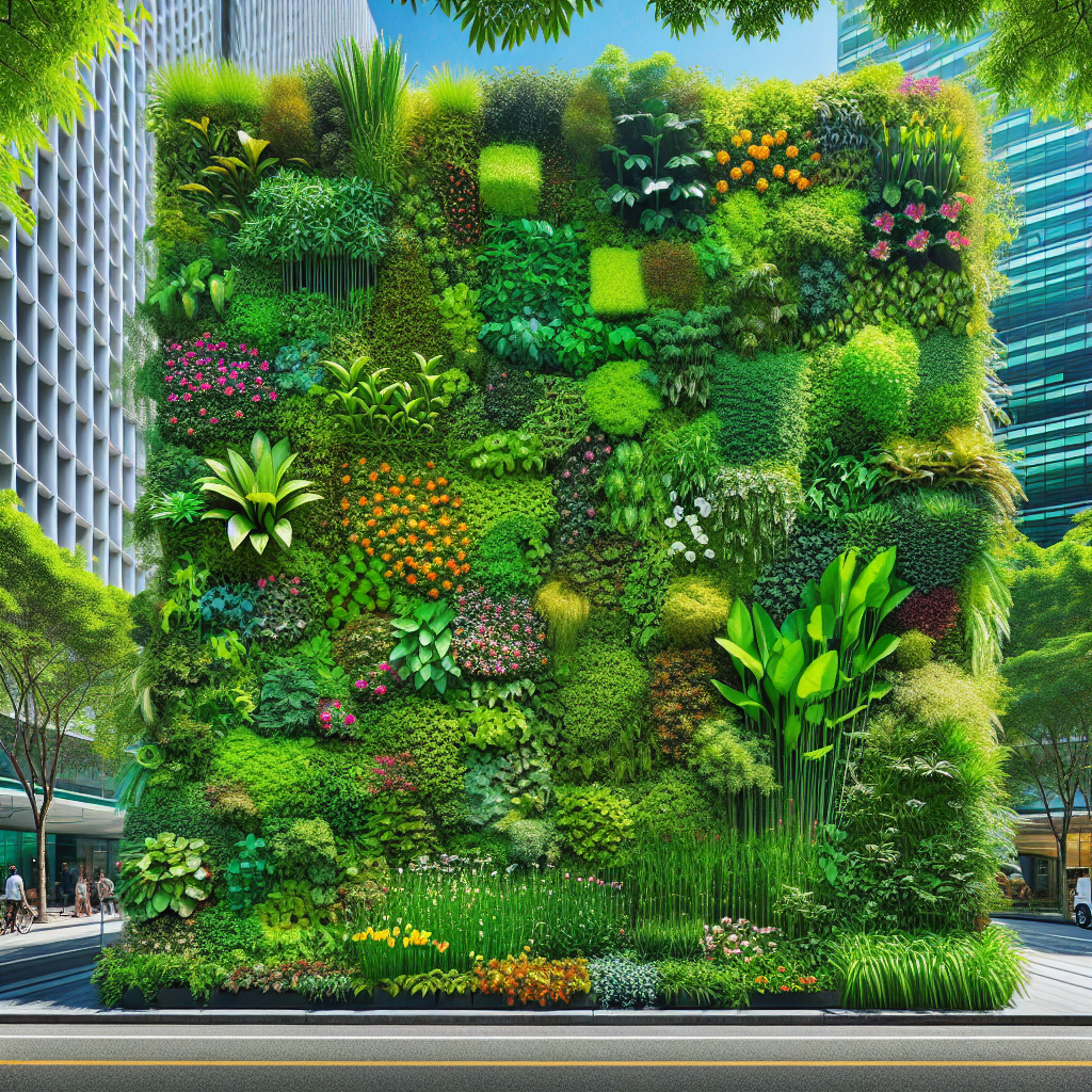 Groene Oases: Hoe Levende Muren Stadslucht Zuiveren en Biodiversiteit Bevorderen