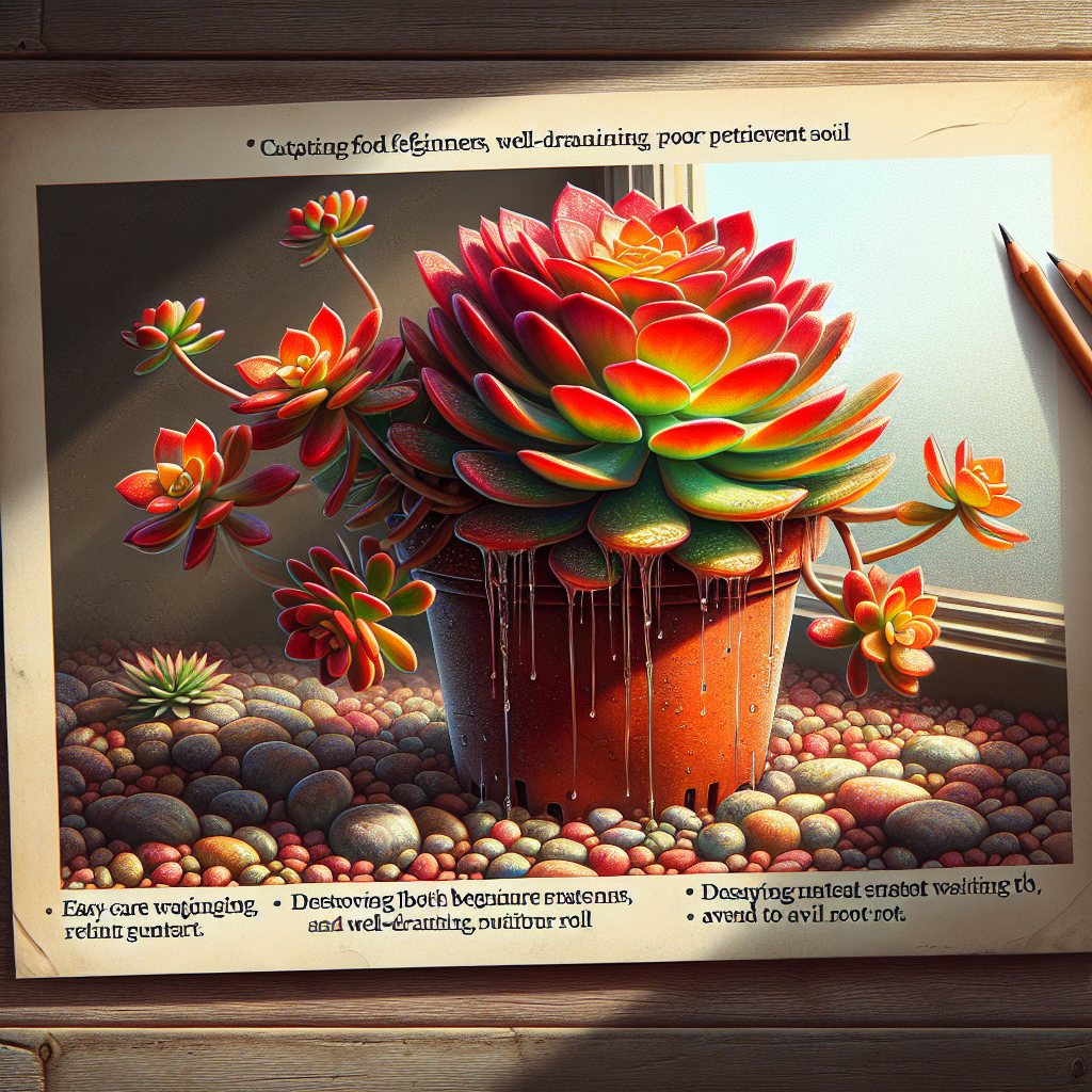 Jelly Bean Planten: Kleurige Vetplanten voor Iedereen - Een Complete Gids
