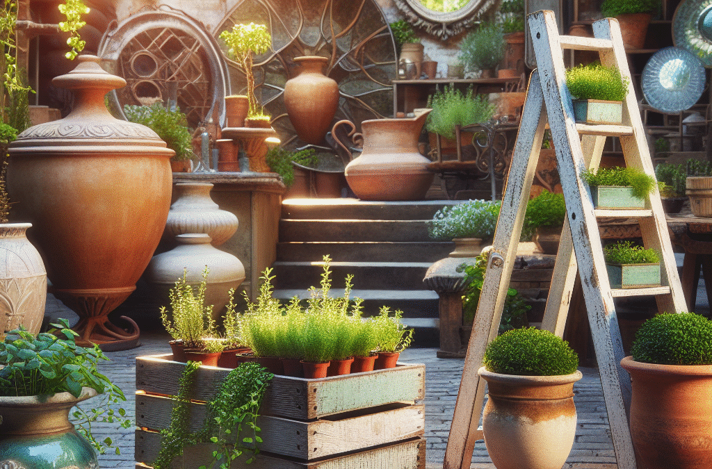 Rommelmarktschatten: Transformeer je Tuin met Unieke Vondsten en Tips