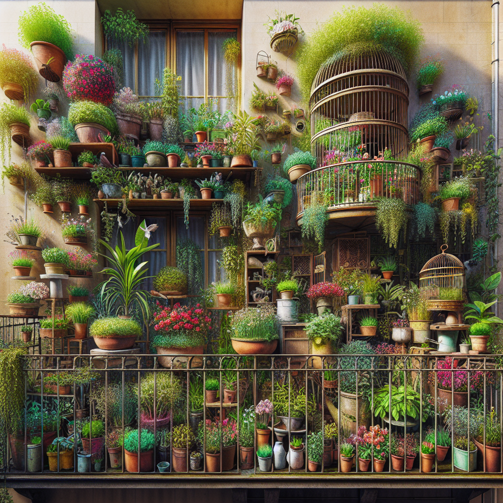 Transformeer Je Balkon: Creatieve Tuinideeën voor Kleine Ruimtes