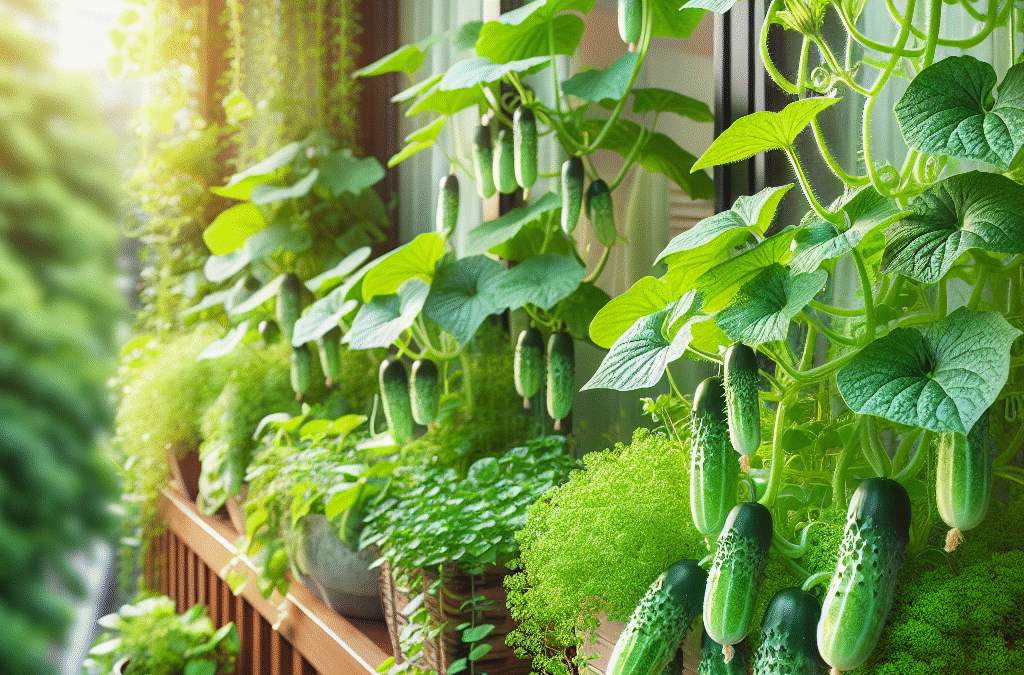 Frisse Mini Komkommers: Jouw Groene Oase op het Balkon