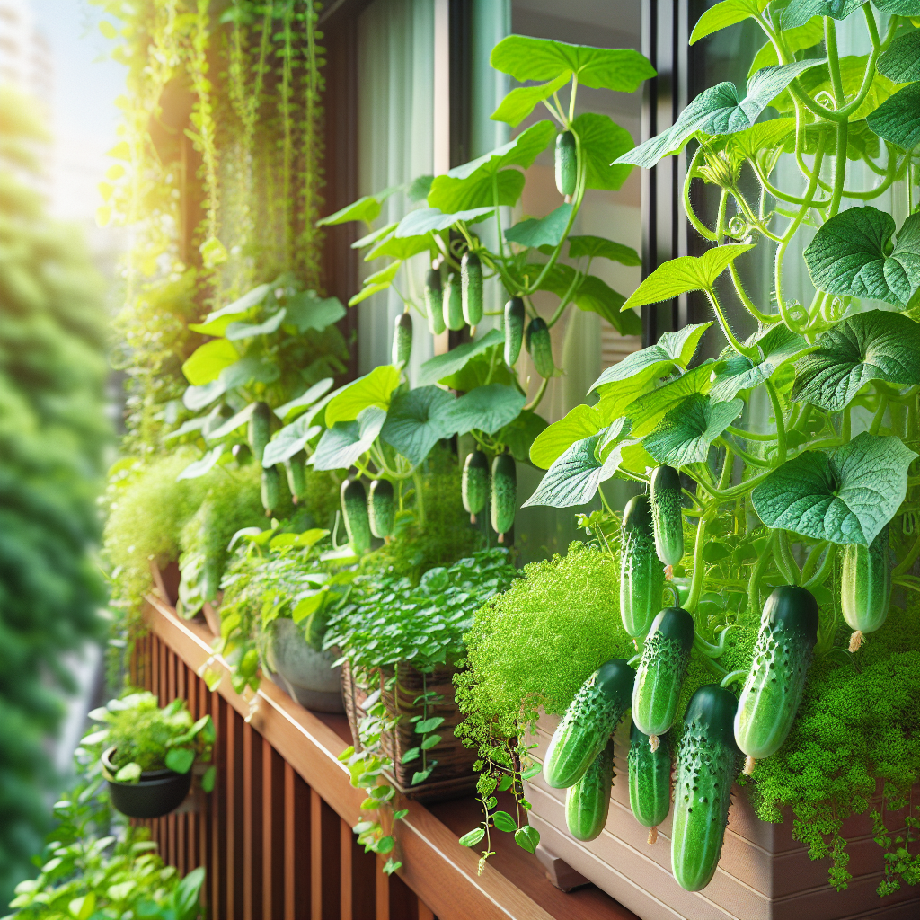Frisse Mini Komkommers: Jouw Groene Oase op het Balkon
