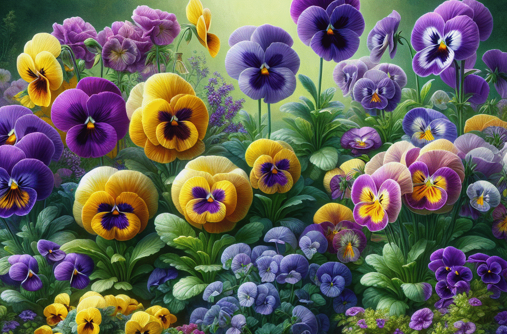 Kleurrijke Tuinpracht: De Betoverende Wereld van Violen en Viooltjes