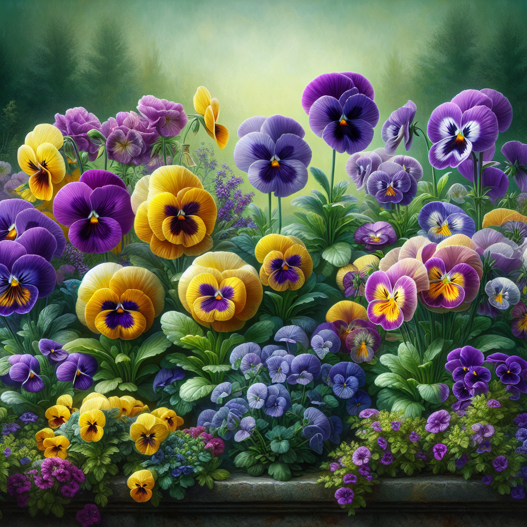 Kleurrijke Tuinpracht: De Betoverende Wereld van Violen en Viooltjes