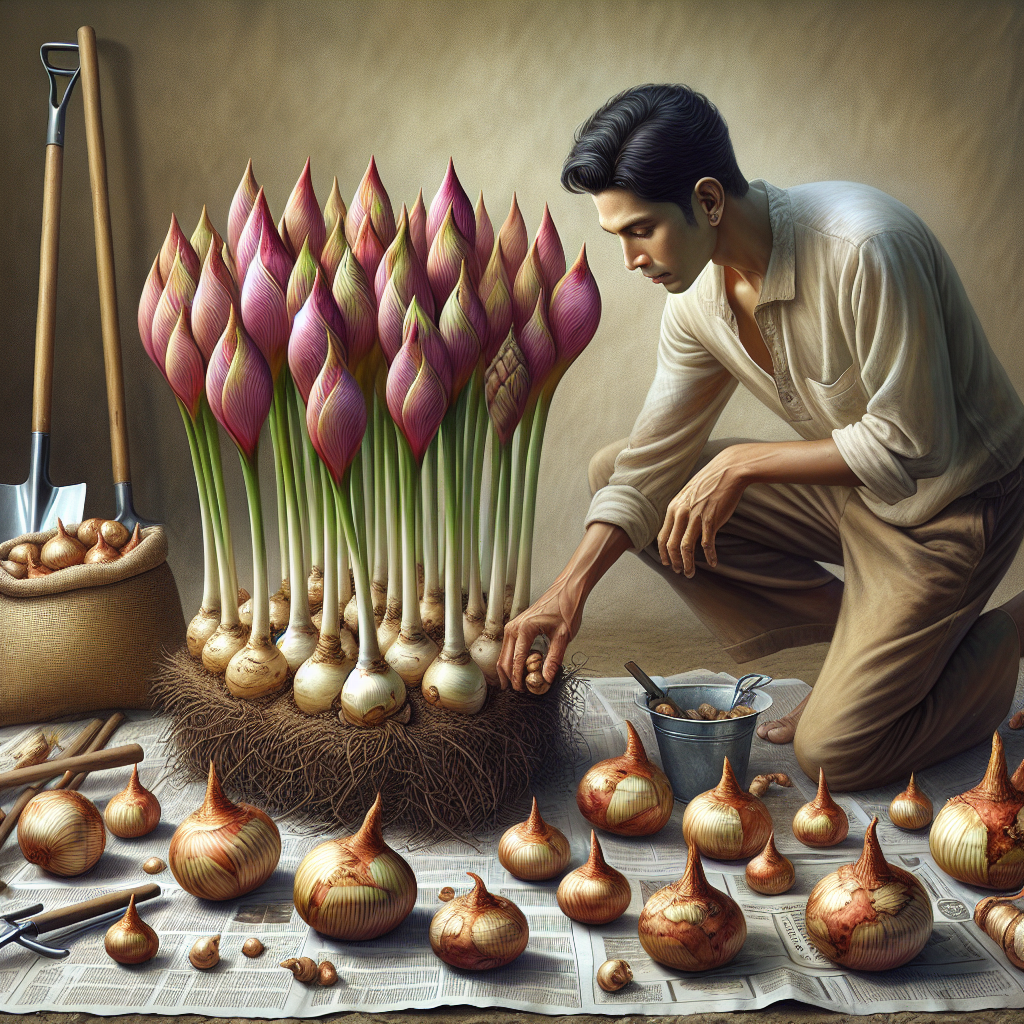 Tijgerbloemen Winterklaar: Essentiële Stappen voor het Liften en Opslaan van Tigridia Bolletjes