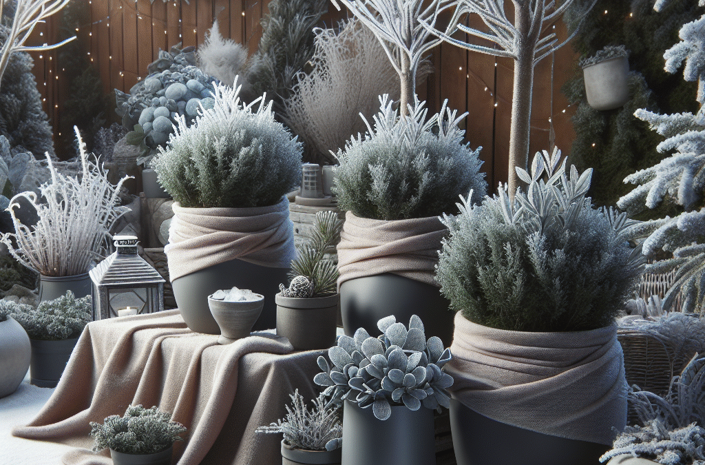 Winterklaar: Bescherm Je Tuin met Vorstbeschermingsdoek en Stijlvolle Potten