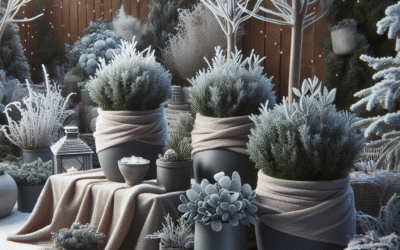 Winterklaar: Bescherm Je Tuin met Vorstbeschermingsdoek en Stijlvolle Potten