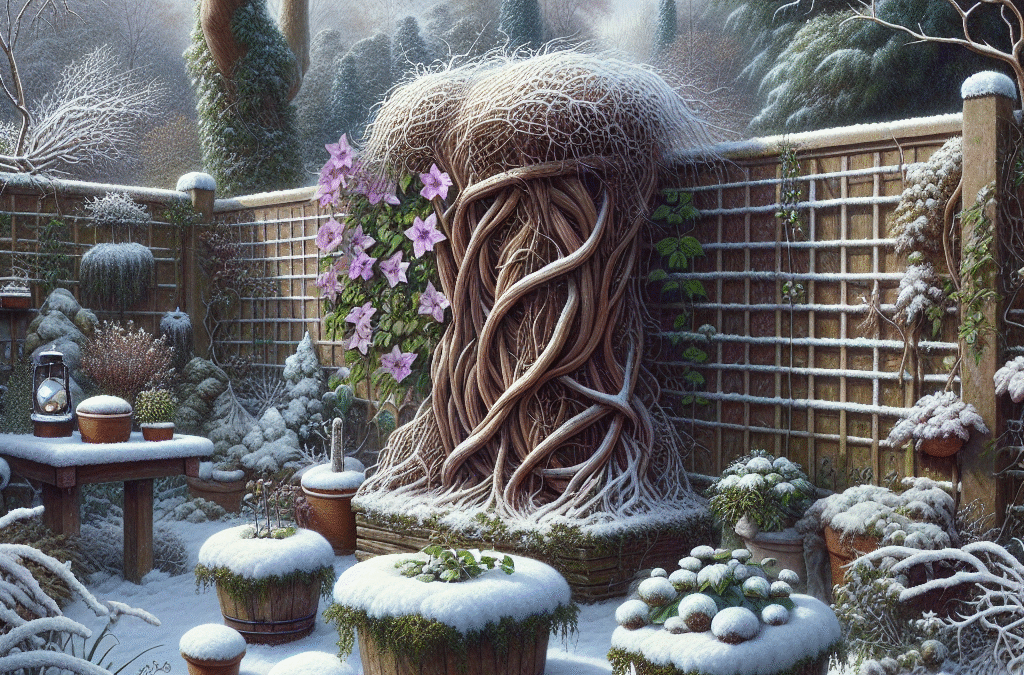 Winterklaar: Zo Beschermt u uw Clematis tegen Kou en Vorst