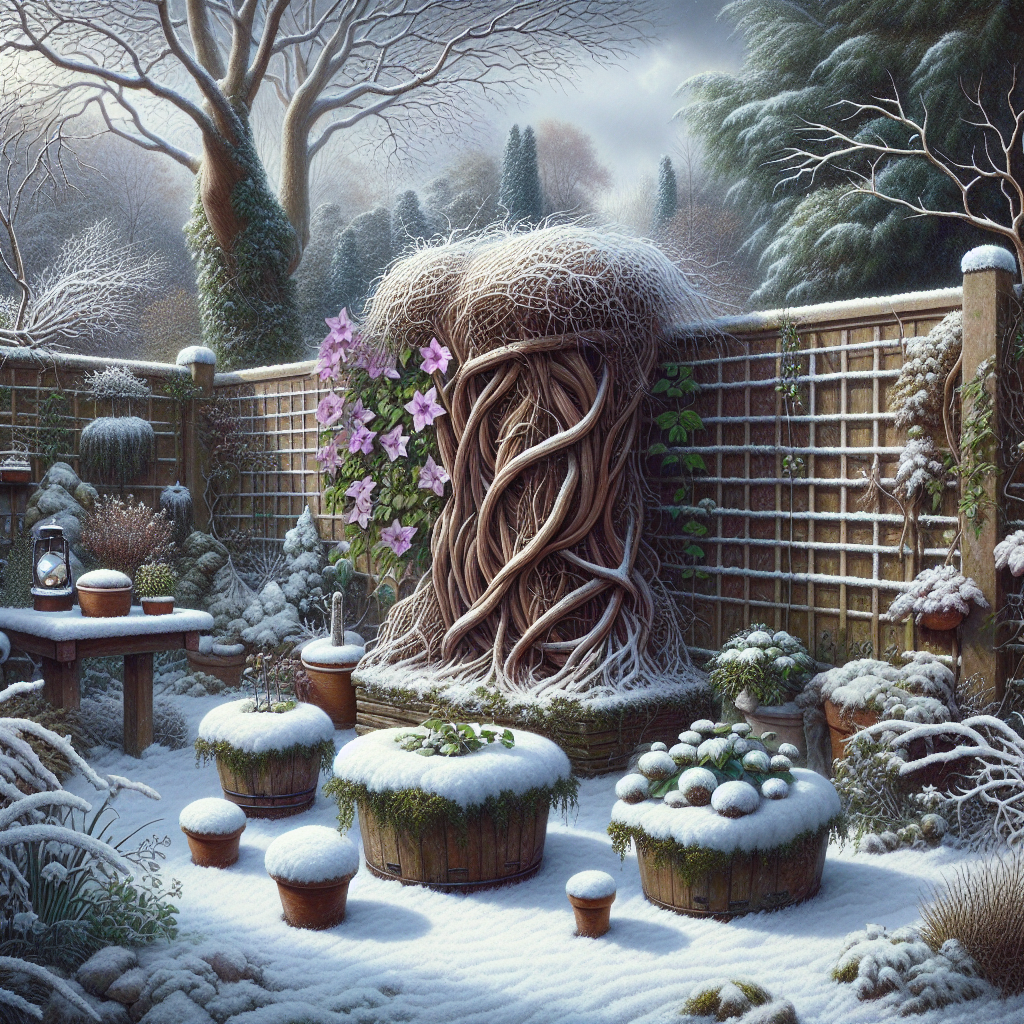 Winterklaar: Zo Beschermt u uw Clematis tegen Kou en Vorst