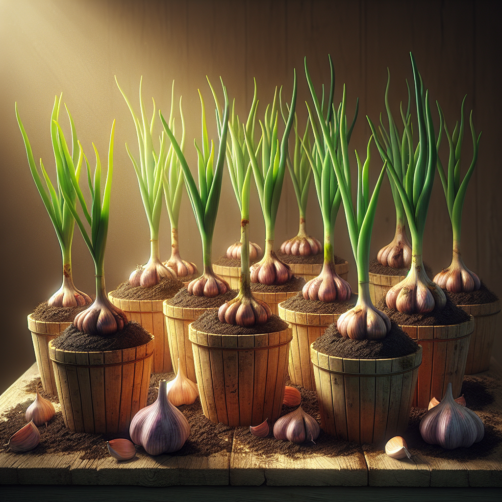 Zelfvoorzienend Tuinieren: Succesvol Knoflook Kweken in Potten