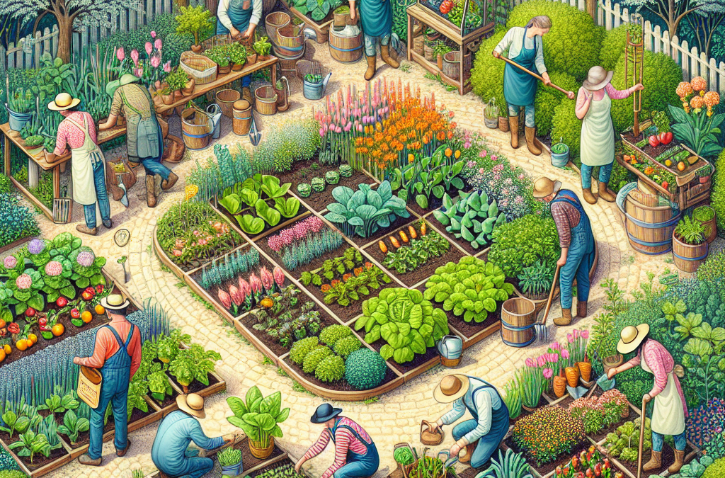 April Moestuinavonturen: Van Zaaien tot Oogsten in de Lentezon