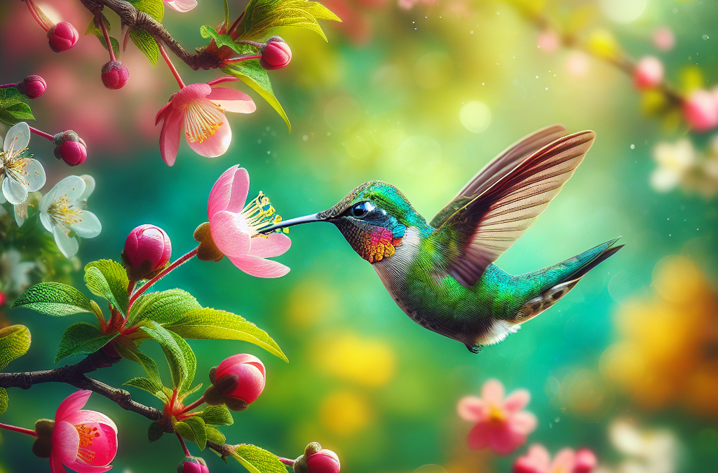 Betoverende Lentevlucht: Hoe Je Kolibries Naar Je Tuin Lokt
