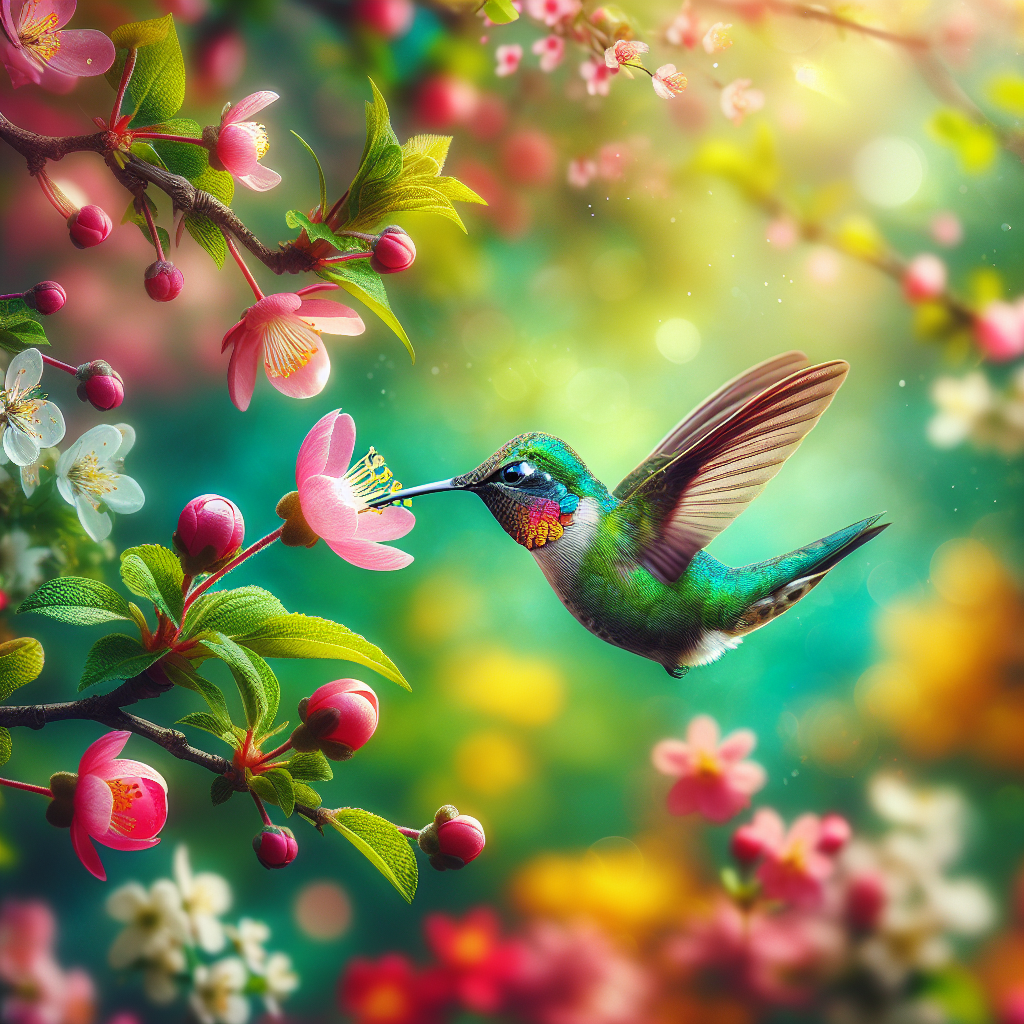 Betoverende Lentevlucht: Hoe Je Kolibries Naar Je Tuin Lokt