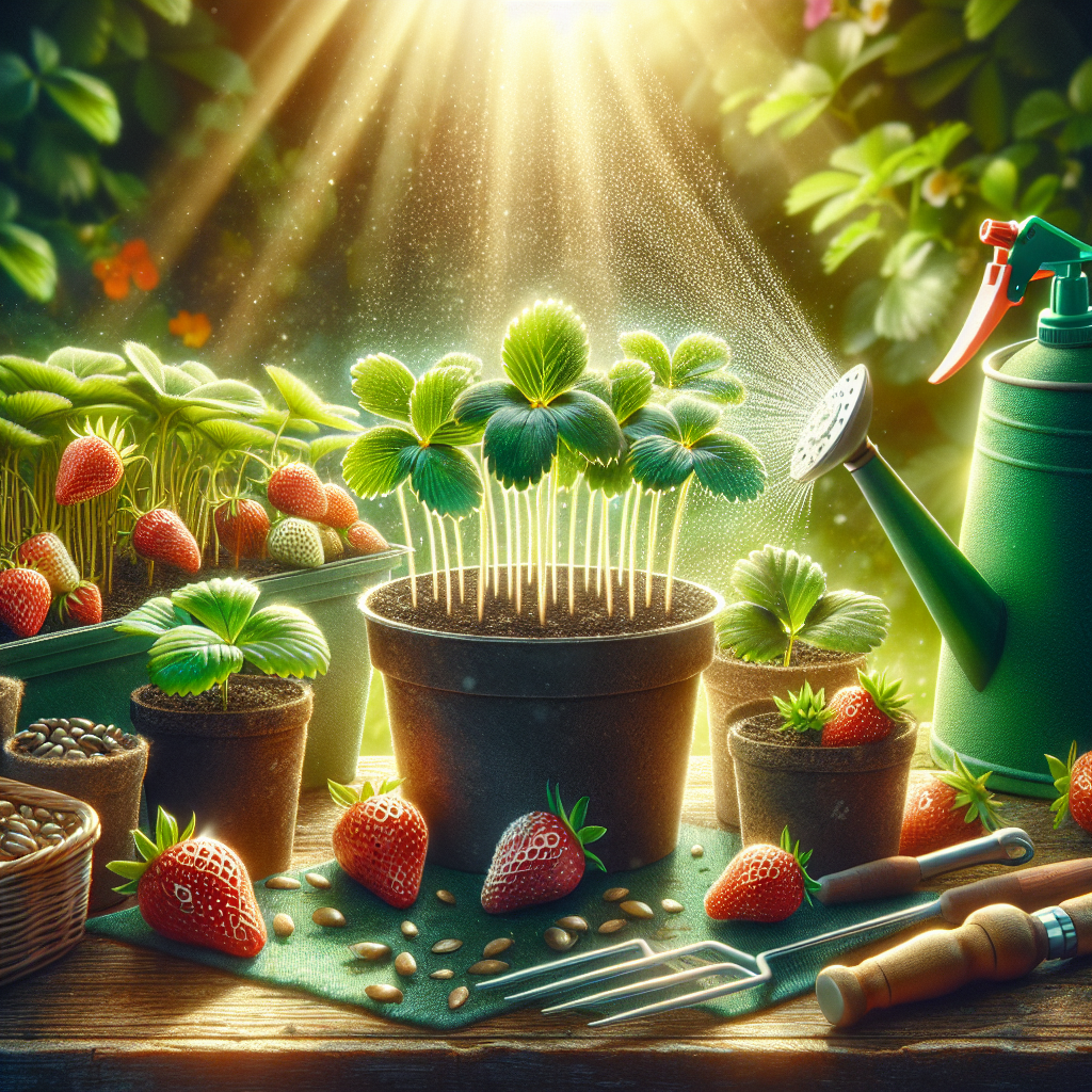 Groene Vingers Gezocht: Jouw Gids voor het Kweken van Aardbeien uit Zaad