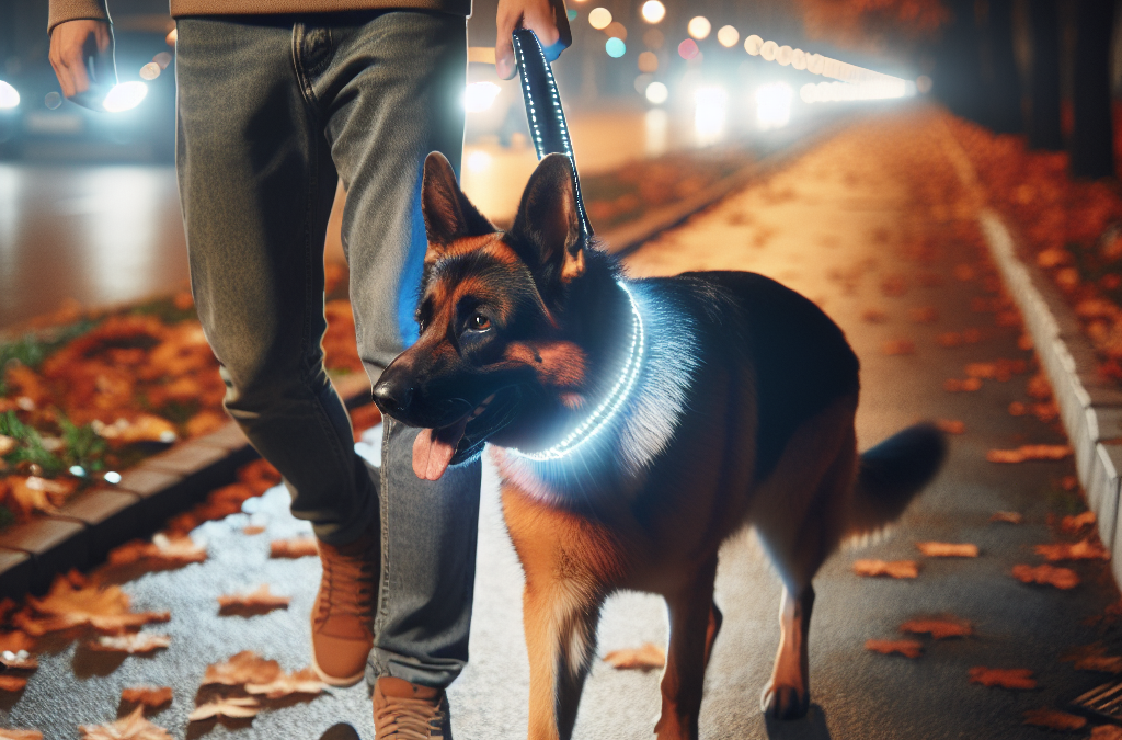 Helder in het Herfstduister: Zorg voor de Veiligheid van je Hond met Verlichting