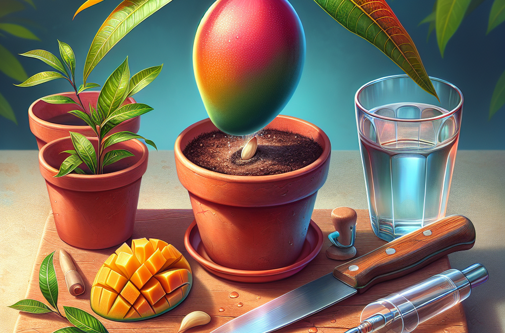 Je Eigen Mango Oase: Ontkiem en Kweek Thuis een Prachtige Mangoplant