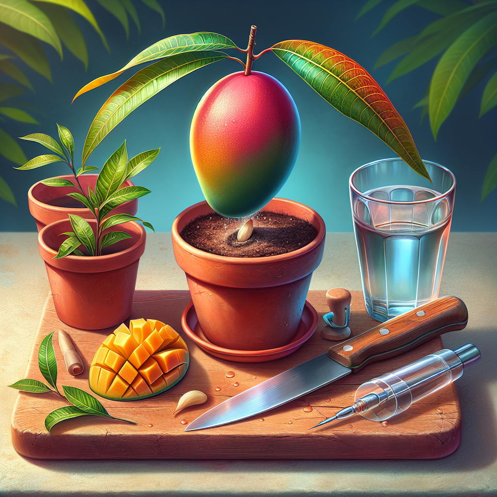 Je Eigen Mango Oase: Ontkiem en Kweek Thuis een Prachtige Mangoplant