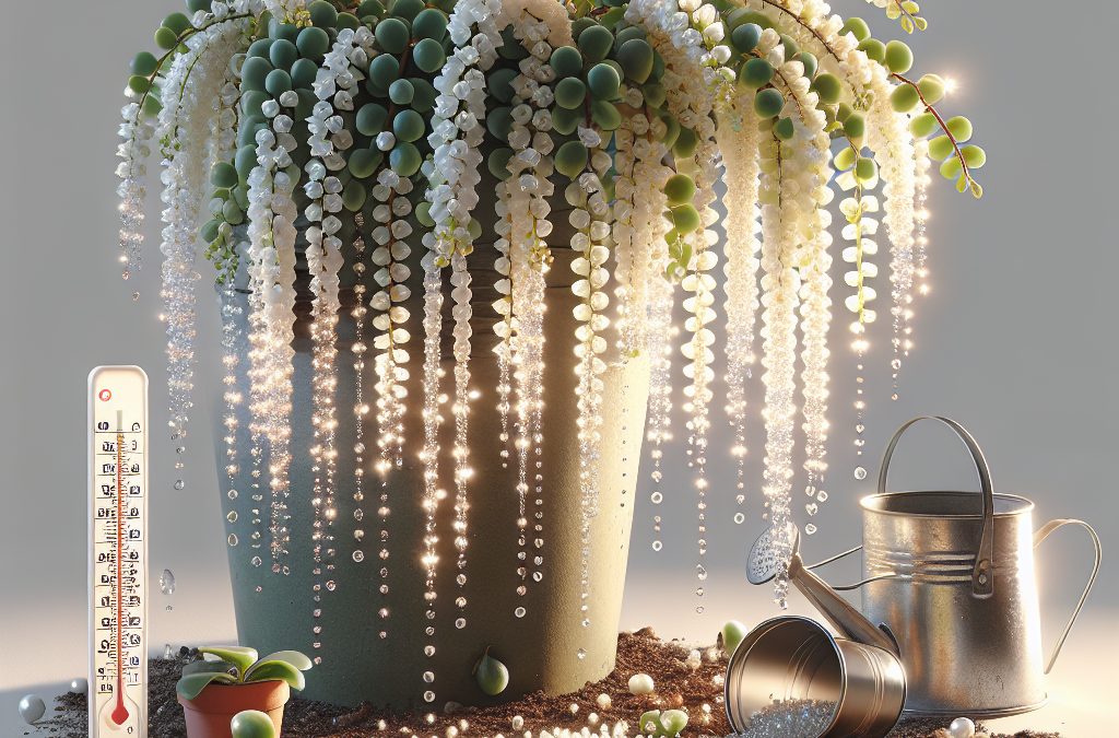 Ontdek de Geurige Geheimen van de String of Pearls: Verzorging en Bloei