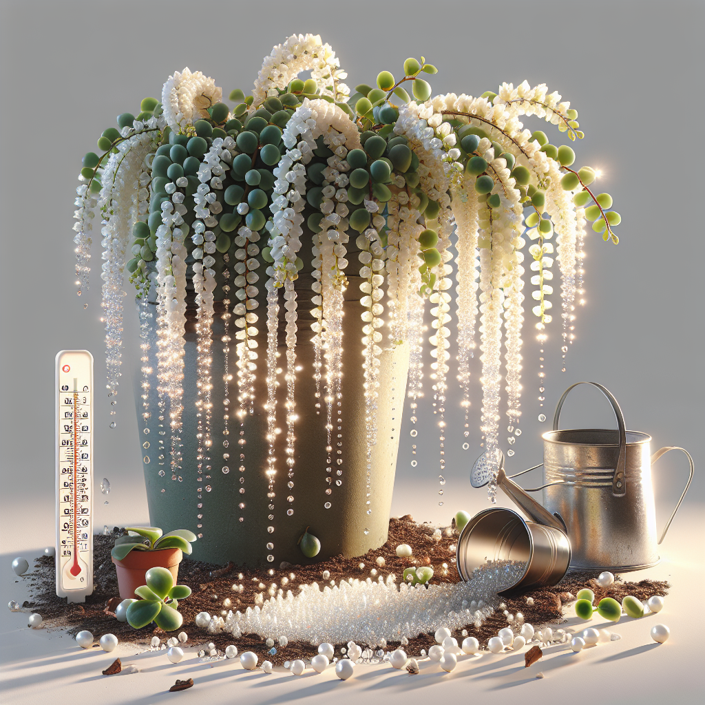 Ontdek de Geurige Geheimen van de String of Pearls: Verzorging en Bloei