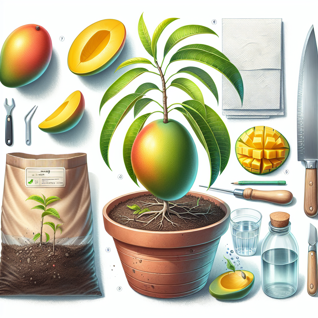 Ontkiem en Groei: Je Eigen Mangoplant Thuis Starten