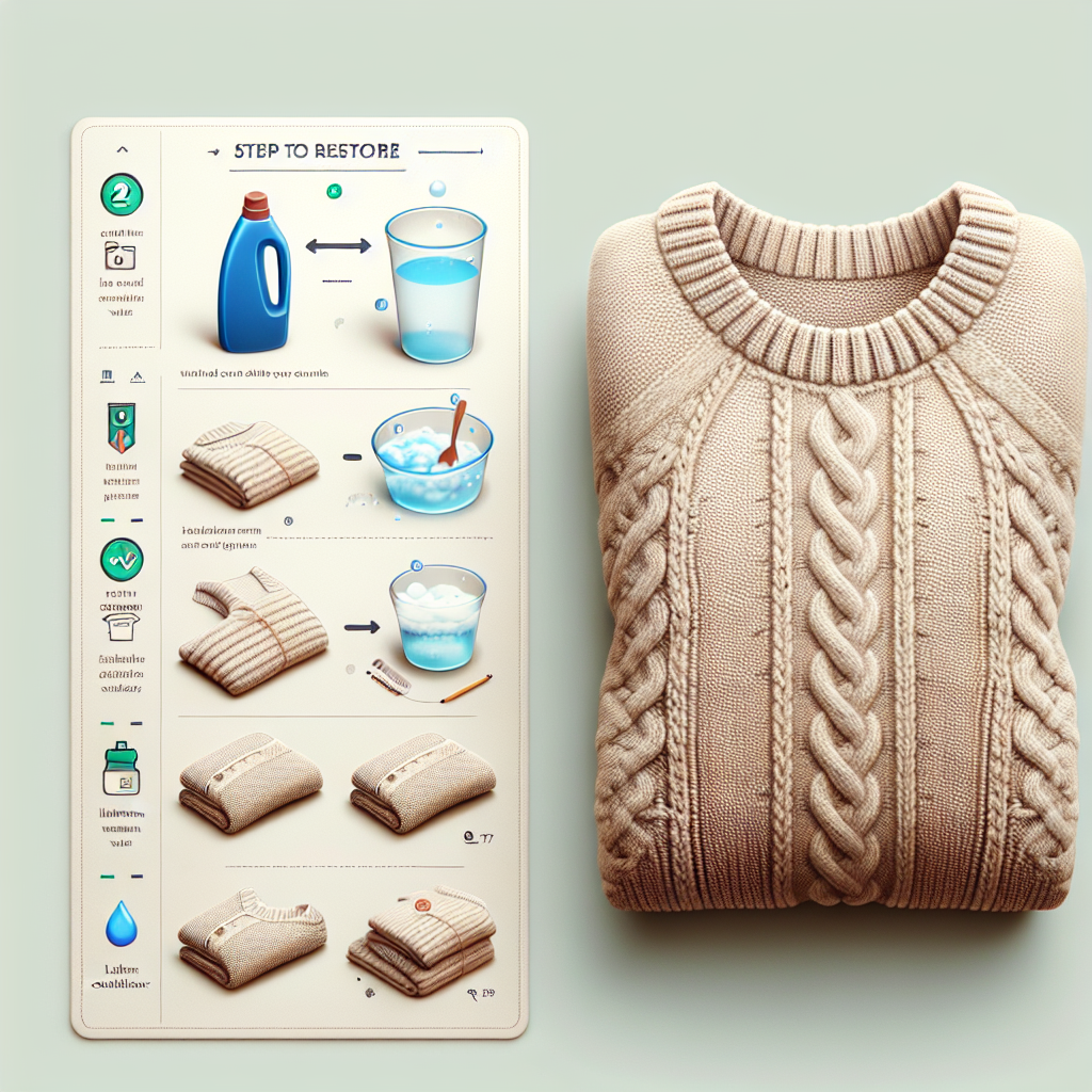 Van Gekrompen tot Perfect: Herstel Je Trui in 5 Stappen