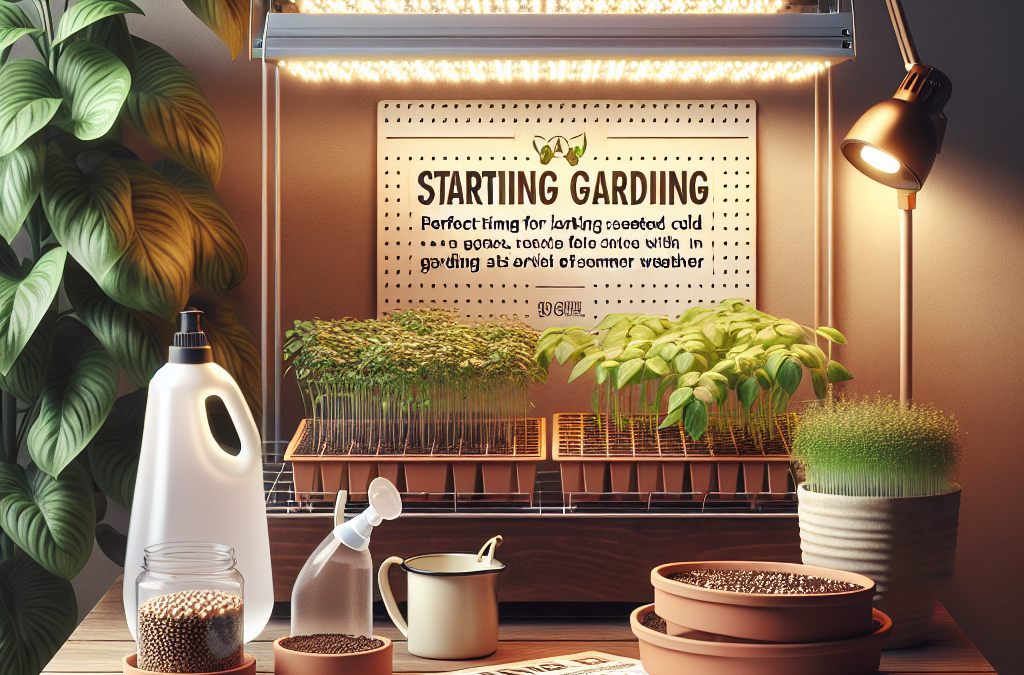 Wintergroene Start: Binnen Zaaien voor Bloeiende Tuinen in Koude Klimaten