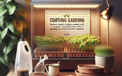 Wintergroene Start: Binnen Zaaien voor Bloeiende Tuinen in Koude Klimaten