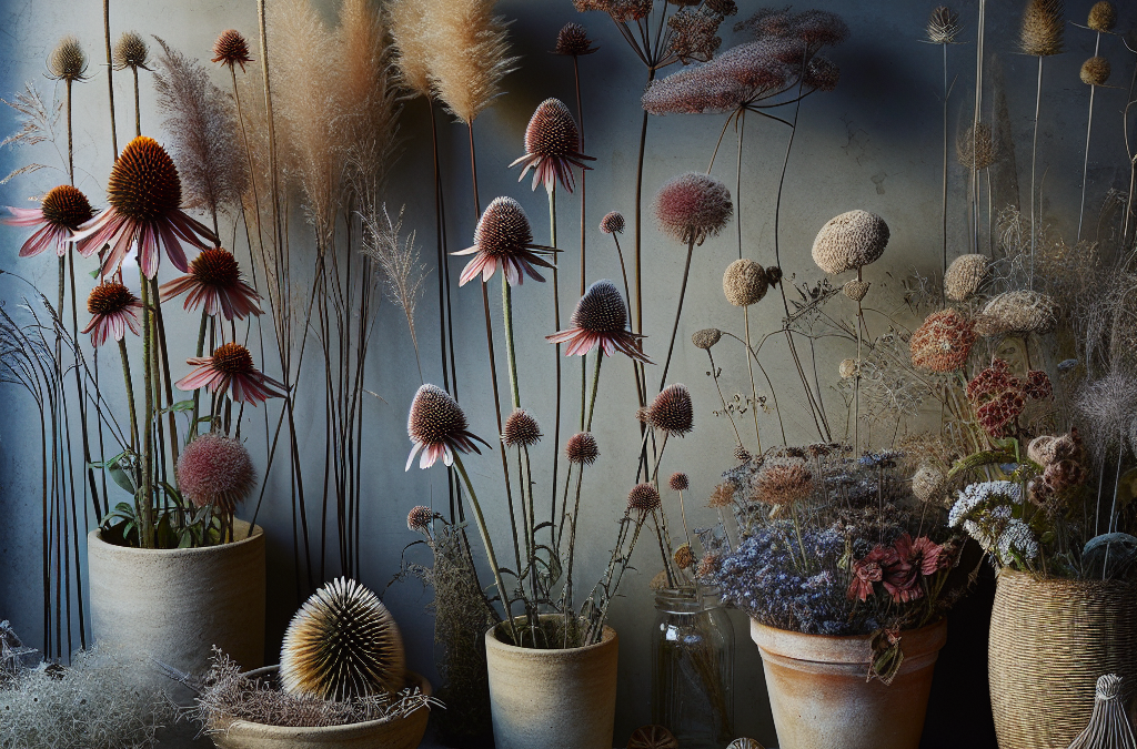 Winterse Tuinpracht: Planten met Zaadhoofden voor Minder Onderhoud en Meer Biodiversiteit