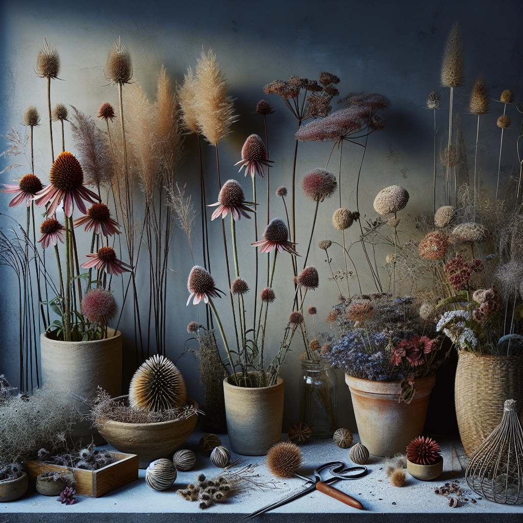 Winterse Tuinpracht: Planten met Zaadhoofden voor Minder Onderhoud en Meer Biodiversiteit